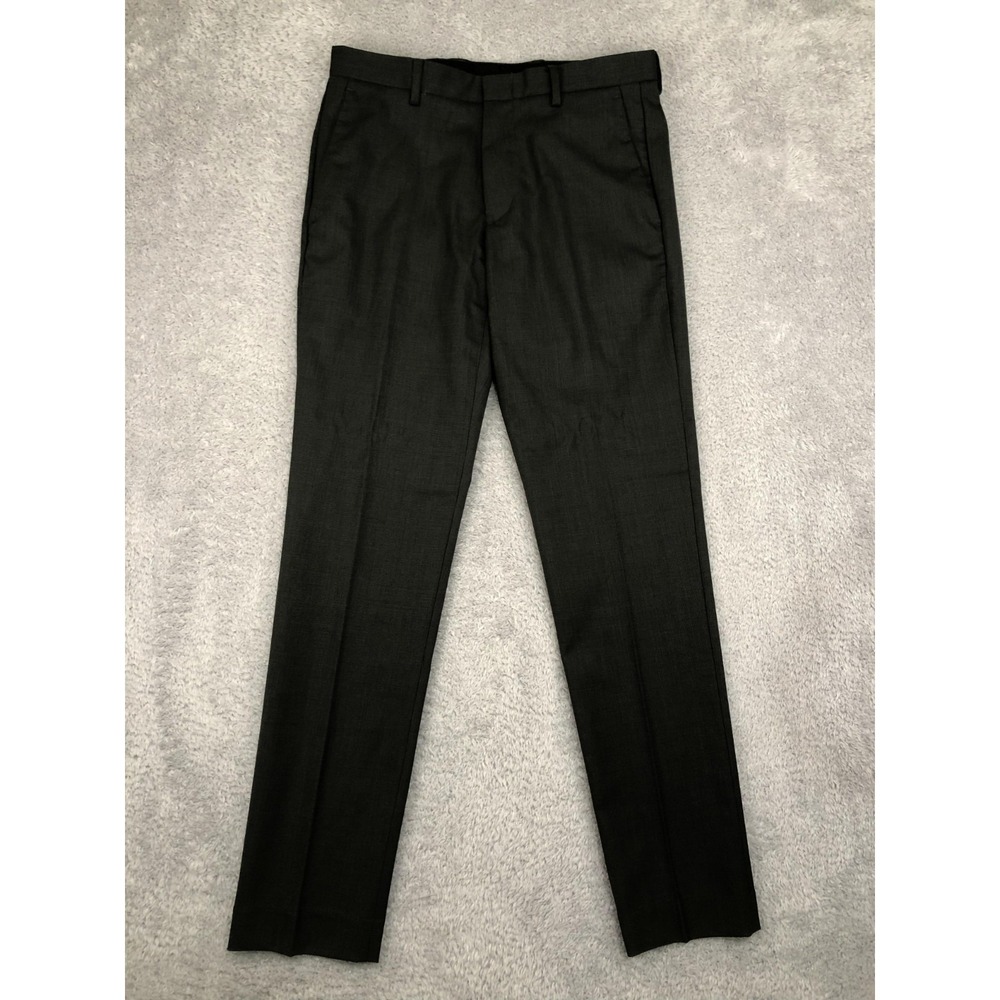 J Crew Pants Men's 32X32 (Tag 30x32) Ludlow Wool Slim Dark Gray Low Rise